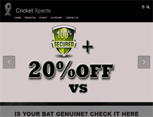 Tablet Screenshot of cricketxperts.com